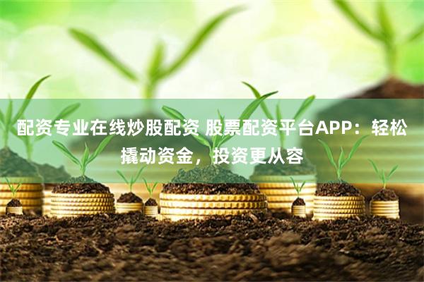 配资专业在线炒股配资 股票配资平台APP：轻松撬动资金，投资更从容