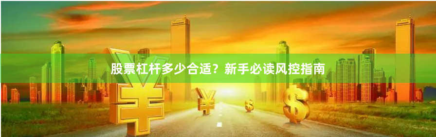 股票杠杆多少合适？新手必读风控指南